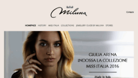 What Miluna.it website looked like in 2017 (6 years ago)