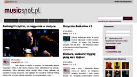 What Musicspot.pl website looked like in 2017 (6 years ago)