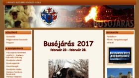 What Mohacsibusojaras.hu website looked like in 2017 (6 years ago)