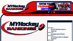 What Mnhockeyrankings.com website looked like in 2017 (6 years ago)
