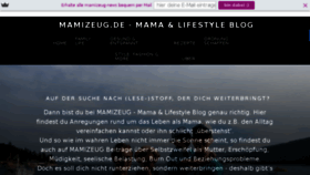 What Mamizeug.de website looked like in 2017 (6 years ago)