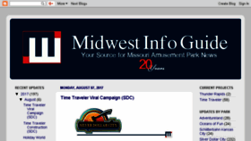 What Midwestinfoguide.com website looked like in 2017 (6 years ago)