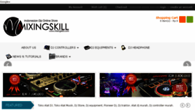 What Mixingskill.com website looked like in 2017 (6 years ago)