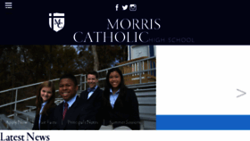 What Morriscatholic.org website looked like in 2017 (6 years ago)