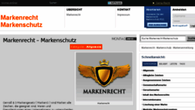 What Markenrecht-markenschutz.de website looked like in 2017 (6 years ago)