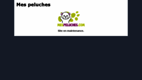 What Mespeluches.com website looked like in 2017 (6 years ago)