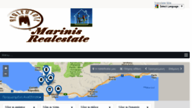 What Marinisrealestate.gr website looked like in 2017 (6 years ago)