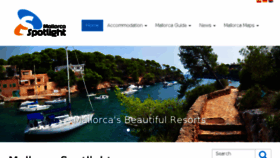 What Mallorca-spotlight.com website looked like in 2017 (6 years ago)