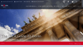 What Myguideberlin.com website looked like in 2017 (6 years ago)