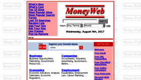 What Moneywebsearch.com website looked like in 2017 (6 years ago)