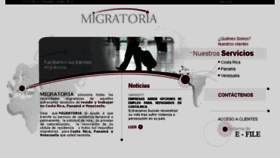 What Migratoria-la.com website looked like in 2017 (6 years ago)