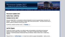 What Microwaveupdate.org website looked like in 2017 (6 years ago)