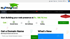 What Mywebicon.com website looked like in 2017 (6 years ago)