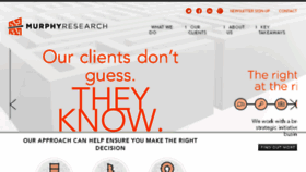 What Murphyresearch.com website looked like in 2017 (6 years ago)