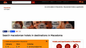 What Macedonian-hotels.mk website looked like in 2017 (6 years ago)