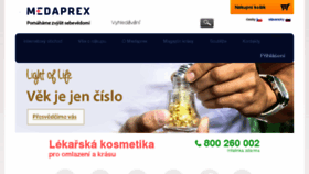 What Medaprex.cz website looked like in 2017 (6 years ago)