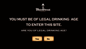 What Mainstreetbrewery.com website looked like in 2017 (6 years ago)