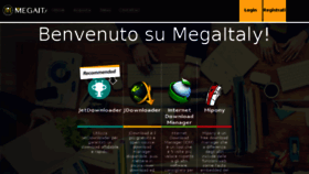 What Megaitaly.org website looked like in 2017 (6 years ago)