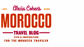 What Moroccotravelblog.com website looked like in 2017 (6 years ago)
