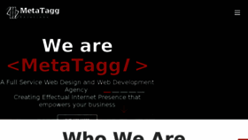What Metataggsolutions.com website looked like in 2017 (6 years ago)