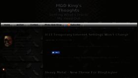 What Mgdking.com website looked like in 2017 (6 years ago)