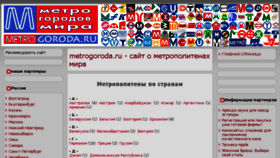 What Metrogoroda.ru website looked like in 2017 (6 years ago)