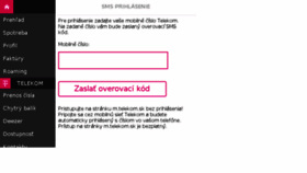 What M.telekom.sk website looked like in 2017 (6 years ago)