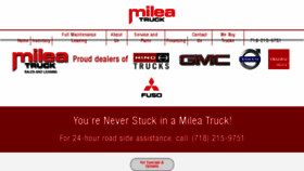 What Mileatruck.com website looked like in 2017 (6 years ago)