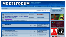 What Modelforum.cz website looked like in 2017 (6 years ago)