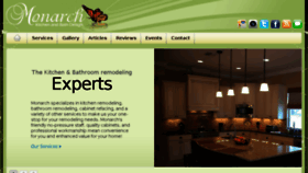 What Monarchkitchenbathdesign.com website looked like in 2017 (6 years ago)