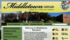 What Middletown.md.us website looked like in 2017 (6 years ago)
