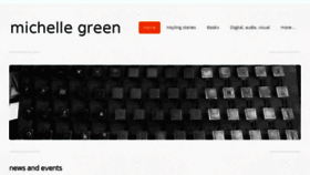 What Michellegreen.co.uk website looked like in 2017 (6 years ago)