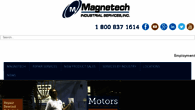 What Magnetech.com website looked like in 2017 (6 years ago)