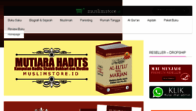 What Muslimstore.id website looked like in 2017 (6 years ago)