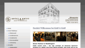 What Mode-kraeft.de website looked like in 2017 (7 years ago)