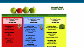 What Maswellparkdoctors.co.uk website looked like in 2017 (6 years ago)