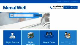 What Menalwell.com website looked like in 2017 (6 years ago)