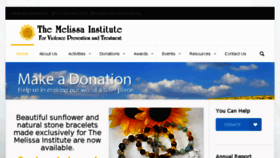 What Melissainstitute.org website looked like in 2017 (6 years ago)