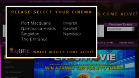 What Majesticcinemas.com.au website looked like in 2017 (6 years ago)