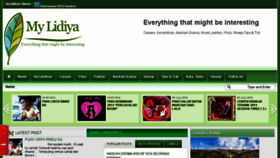 What Mylidiya.blogspot.com website looked like in 2017 (6 years ago)