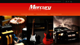 What Mercurymagnetics.com website looked like in 2017 (6 years ago)