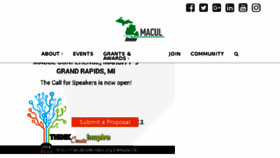 What Macul.org website looked like in 2017 (6 years ago)