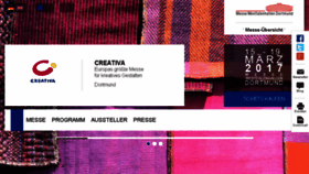 What Messe-creativa.de website looked like in 2017 (6 years ago)