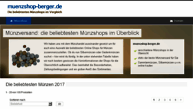 What Muenzshop-berger.de website looked like in 2017 (6 years ago)