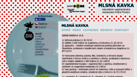 What Mlsnakavka.cz website looked like in 2017 (6 years ago)