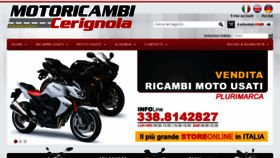 What Motoricambicerignola.com website looked like in 2017 (6 years ago)