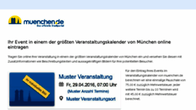What Muenchenservice.de website looked like in 2017 (6 years ago)