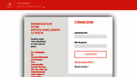 What Monespacehabillement.laposte.fr website looked like in 2017 (6 years ago)