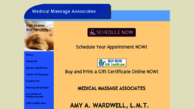 What Medicalmassageassoc.com website looked like in 2017 (6 years ago)