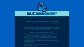 What Mucommander.com website looked like in 2017 (6 years ago)